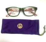 Joy Mangano Green Reader Glasses Spring Temple Lens +3.50 - 8C. Fixed Price $14.00.