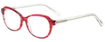 Eyebobs Womens Cpa 2738-01 +1.00 Red & Clear Crystal Prescription Eyeglasses. Fixed Price $25.00.