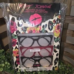 Betsey Johnson Bold Pink Brown 3 Pc Readers Glasses Gift Set 1.50 New. Fixed Price $21.60.