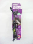 Lightspecs By Foster Grant Lighted Reading Glasses +1.50 Black With Silver Dots. Fixed Price $12.50.