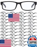 Yexiya 50 Pack Reading Glasses Bulk With Spring Hinge - Classic Design. Fixed Price $75.88.
