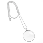 5X Magnifying Pendant Necklace Monocle Reading Glasses Chain. Fixed Price $13.99.