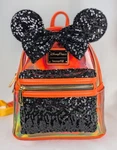 Disney Loungefly Halloween Minnie Mouse Holographic Sequin Mini Backpack Nwot. Fixed Price $128.95.