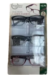 Design Optics By Foster Grant Women's Fashion Full Frame Glasses 3PK+2.75 O/box. Fixed Price $13.02.