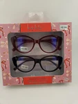 Nicole Miller New York Designer +2.50 Reading Glasses Blue Light Filtering. Fixed Price $31.99.