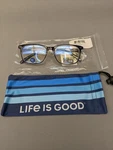 Life Is Good Women's Rectangle Readers Rectangular Glasses, Navy. Fixed Price $23.00.