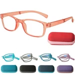 1 Pair Foldable Reading Glasses +3.00 With Case Compact Pocket Readers Eyewear. Fixed Price $6.99.
