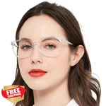 Mare Azzuro Reading Glasses Transparent Blue Light Blocking 3.50. Fixed Price $34.99.