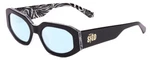 Sito Shades Juicy Womens Blue Light Glasses Black White Zebra Print Safari 53 Mm. Fixed Price $109.99.