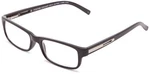 Foster Grant Men's Brandon Rectangular Reading Glasses, Shiny Black/transpare.... Fixed Price $27.29.