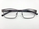 Readers Birch Black Gunmetal Gray Rectangular Reading Glasses +2.00 Strength. Fixed Price $13.56.