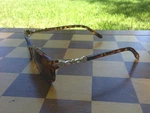 Zenni Women's Sunglasses Tortoise Shell With Rhinestones Plus Carrying Case. Fixed Price $10.95.