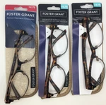 Foster Grant Cleo Women's Oval Reading Glasses, Brown Tortoise Pack Of 3. Fixed Price $24.95.