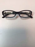 Foster Grant Kathleen PL0114 Glasses Frames Women Rhinestone Accents Black. Fixed Price $12.99.