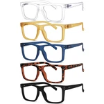 Eyekepper 5-PACK Oversized Reading Glasses Square Large Frame Readers For Men. Fixed Price $25.39.