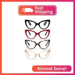 Mmoww Cat Eye Reading Glasses For Women - 4 Pairs Fashion Cute Blue Light Blocki. Fixed Price $11.46.