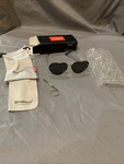 Breaksu: Women's Eyewear Collection Breaksun Light Blue Heart Shaped Glasses. Fixed Price $12.99.
