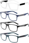 Dongdi Blue Light Blocking Reading Glasses 4 Pack Computer Readers For Women.... Fixed Price $25.93.