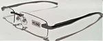 Foster Grant - Reading Glasses Todd Gun Rimless Ultra Thin Lightweight Frame. Fixed Price $13.59.