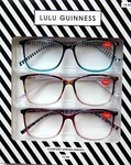 Lulu Guinness 3-PACK Premium Reading Glasses Readers +2.00 New Authentic. Fixed Price $39.99.