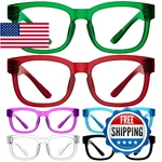 Eyekepper 6 Pack Square Reading Glasses For Women Metalless Screwless Spring Hin. Fixed Price $38.58.