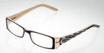 Calabria Designer Reading Glasses 815 Brown Black White Wave Flame Choose 6POWER. Fixed Price $26.95.
