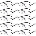 10PK Unisex Unbreakable Lightweight Reading Glasses Blue Blocking Readers. Fixed Price $21.59.