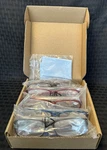 5 Pack Reading Glasses With Cases Ladies Stylish Readers Colorful Spring Hinge. Fixed Price $17.50.
