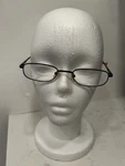 Personal Optics Dp 15239 Black Eyeglass Frames Only 046A Slot 049 Oval Full Rim. Fixed Price $20.00.