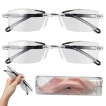 Robohook 2 Pcs Auto Focus Glasses Intelligent Zoom Smart Reading White. Fixed Price $12.99.