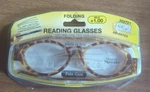 New Fold-flat +1.0 Nannini Reading Glasses Made Italy! Flapjacks W/case Nos. Fixed Price $25.00.