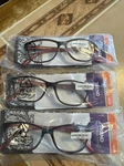 Foster Grant Enhanced Vision Kenzie Trend Red +2.50 Reading Glasses Pack Of 3. Fixed Price $18.99.