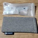 Peepers To The Max Reading Glasses +1.50 Blue Light Clear Square. Fixed Price $19.99.