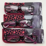"3 Pair" R272 Foster Grant Adella Pnk Pink +1.25 Reading Readers Glasses. Fixed Price $17.95.