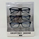 Geoffrey Beene Reading Glasses 3 Pack Reader Unisex Women +2.50. Fixed Price $29.00.