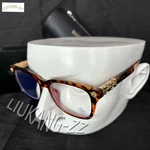Ch Inspired Cross Tortoise-gold Frame Clear Lens Punk Eyeglasses. Fixed Price $45.00.