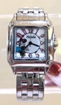 Disney Minnie Mouse "natalie" Square Face Silver Bracelet Women's Watch Runs. Fixed Price $39.99.