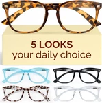 Ccvoo Reading For Women, Eyeglasses, Blue Light Readers Compu. Fixed Price $17.99.