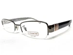 New Coach Cecily HC5027B 9081 Women's Silver Rectangle Eyeglasses Frames 50/17. Fixed Price $129.99.