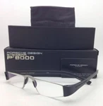 New Reader! Porsche Design Eyeglasses P'8801 48-20 +2.50 Silver Black Readers. Fixed Price $319.99.