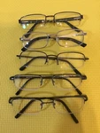 Lot Of 5 Pcs Eyeglass Frames: Gammaray Optics, Beyond Reading, Enzo & Other. Fixed Price $79.99.