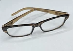 Wink By Icu Reading Glasses 2.50 Brown, Spring Hinges, Scratch Resistant. Fixed Price $9.99.