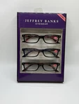 Jeffrey Banks Eyewear +2.50 Premium Reading Glasses 3 Pair. Fixed Price $30.00.