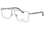 New Versace Reading Glasses Mod. 1295 1000 59-13 145 Shiny Silver Frames Readers. Fixed Price $589.99.