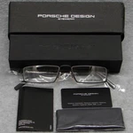 Porsche P8310-A-52 17 145 Half Rim Designer Glasses Frames Matte Black. Fixed Price $144.00.