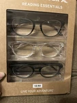 Eddie Bauer Men's Reading Essentials Designer Glasses +2.50 Asst. Color. Fixed Price $34.99.