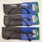 "3 Pair" R36 Reader's Choice Hal Brn + 1.75 Fgx Reading Glasses. Fixed Price $9.00.
