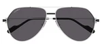 Authentic Cartier CT0334S 004 Aviator Sunglasses Silver Grey Lenses Brand New. Fixed Price $1225.00.