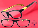 Sleek Contemporary Modern Sporty Reading Eye Glasses Readers Black Frame +1.25. Fixed Price $13.01.