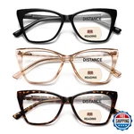 Pubowt Bifocal Reading Glasses Women Oversized Blue Light Blocking Cat Eye Compu. Fixed Price $46.05.